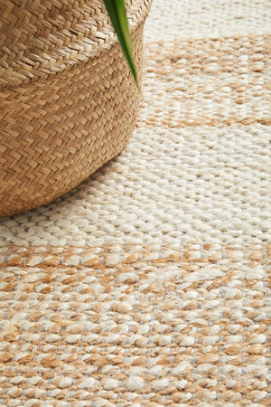 Noosa 555 Natural White Runner Rug - Floorsome - NOOSA COLLECTION