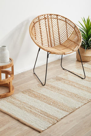 Noosa 555 Natural White Runner Rug - Floorsome - NOOSA COLLECTION