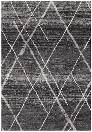 Oasis 452 Charcoal Contemporary Rug - Floorsome - Modern