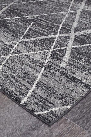 Oasis 452 Charcoal Contemporary Rug - Floorsome - Modern