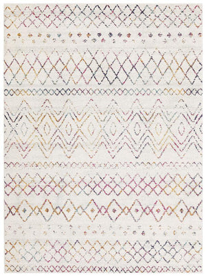 Oasis 453 Multi Rustic Tribal Rug - Floorsome - Modern