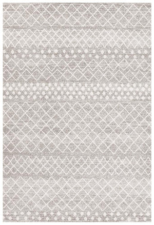 Oasis 454 Silver Tribal Rug - Floorsome - Modern