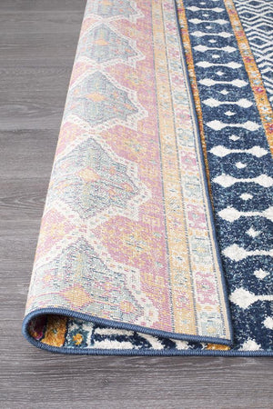 Oasis 455 Multi Tribal Runner Rug - Floorsome - Modern