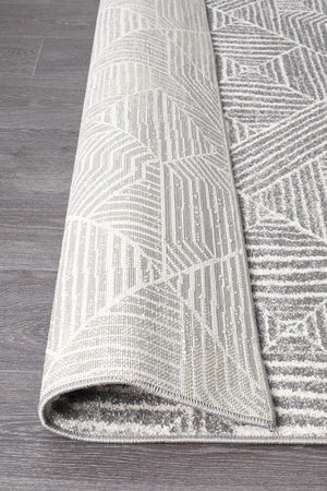 Oasis 457 Contemporary Silver Rug - Floorsome - Modern