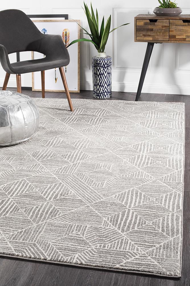 Oasis 457 Contemporary Silver Rug