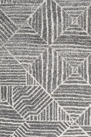 Oasis 457 Contemporary Silver Rug - Floorsome - Modern