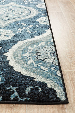 Opulance Heritage Rug Navy - Floorsome - Modern