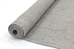 Organica Silver Jute Rug - Floorsome - Flatweave