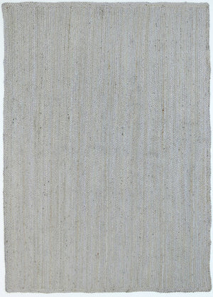 Organica Silver Jute Rug - Floorsome - Flatweave