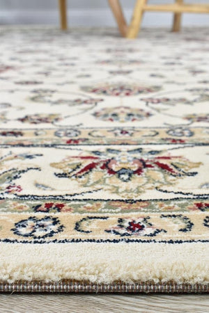 Oriental Traditional Beige Rug - Floorsome - Traditional