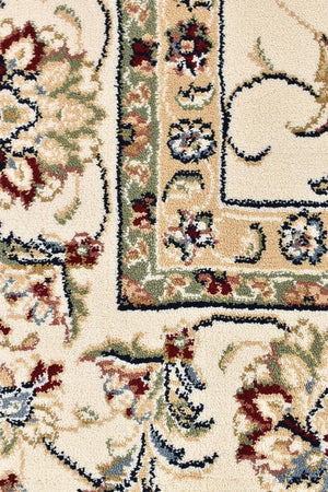 Oriental Traditional Beige Rug - Floorsome - Traditional