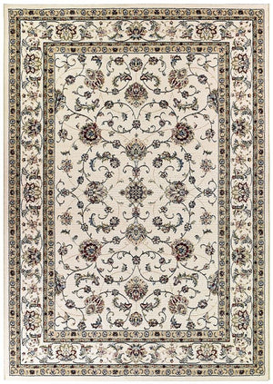 Oriental Traditional Beige Rug - Floorsome - Traditional