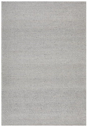 Oskar Felted Wool Striped Rug Grey - Floorsome - Modern