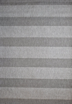 Outdoor Living Stripes Grey Silver Indoor Outdoor Rug - Floorsome - Indoor Outdoor