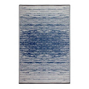 Outdoor Rug Recycled Plastic - Brooklyn Blue - Floorsome - Outdoor Rugs