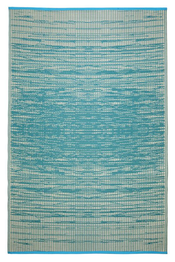 Outdoor Rug Recycled Plastic  - Brooklyn Teal