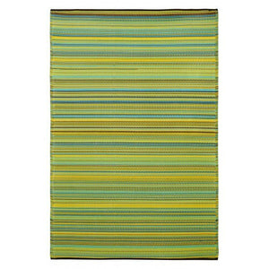 Outdoor Rug Recycled Plastic - Cancun Lemon Apple - Floorsome - Outdoor Rugs