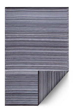 Outdoor Rug Recycled Plastic - Cancun Midnight - Floorsome - Outdoor Rugs