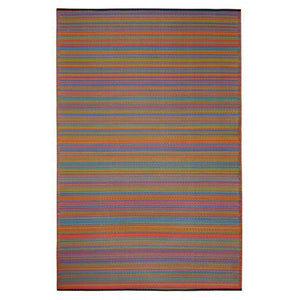 Outdoor Rug Recycled Plastic - Cancun Multicolour - Floorsome - Outdoor Rugs