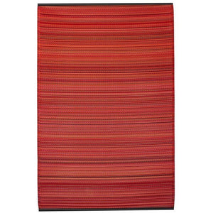 Outdoor Rug Recycled Plastic - Cancun Sunset - Floorsome - Outdoor Rugs