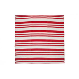 Outdoor Rug Recycled Plastic - Cherai Bright Red 180x180cm - Floorsome - Outdoor Rugs