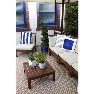 Outdoor Rug Recycled Plastic - Kimberley Beige - Floorsome - Outdoor Rugs