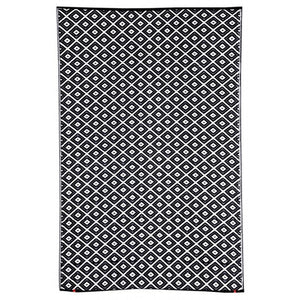 Outdoor Rug Recycled Plastic - Kimberley Black - Floorsome - Outdoor Rugs