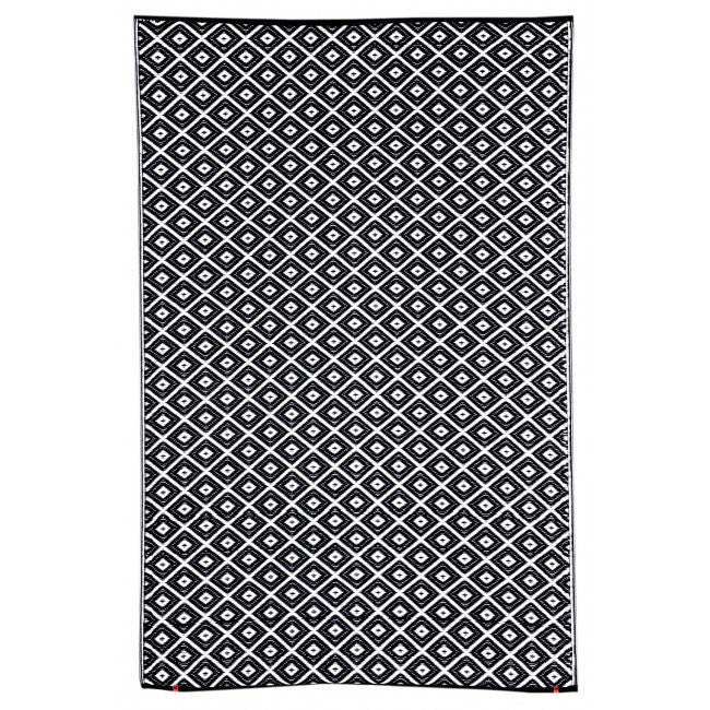 Outdoor Rug Recycled Plastic  - Kimberley Black