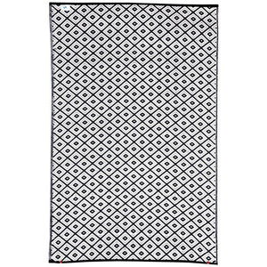 Outdoor Rug Recycled Plastic - Kimberley Black - Floorsome - Outdoor Rugs