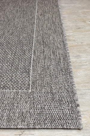 Outdoor Sisal Charcoal Rug 3900 - 088 - Floorsome - INDOOR/OUTDOOR