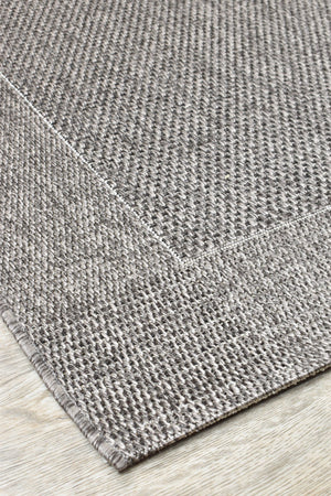 Outdoor Sisal Charcoal Rug 3900 - 088 - Floorsome - INDOOR/OUTDOOR