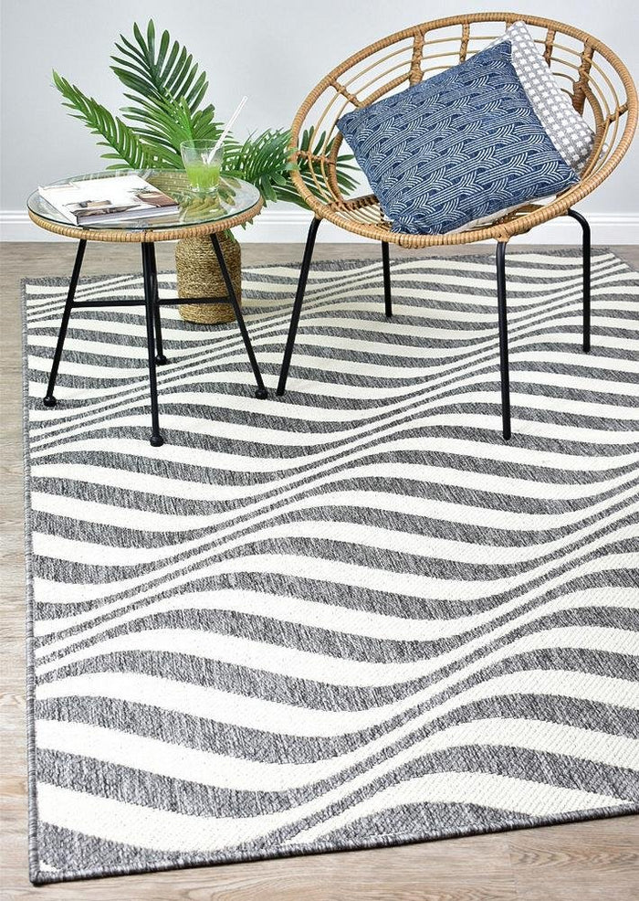 Pacific Light Grey Indoor Outdoor Rug 7728-GU6E