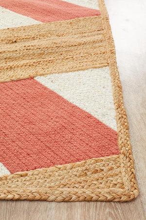 Pageant Coral Rug - Floorsome - MODERN