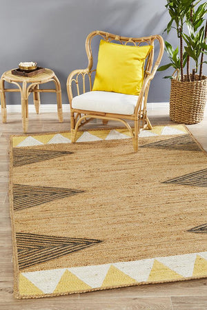 Pageant Yellow Rug - Floorsome - MODERN