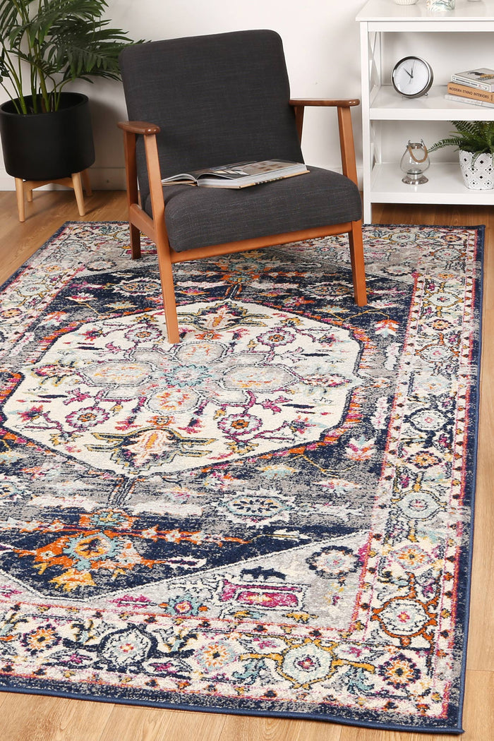 Palermo Catania Navy Rug