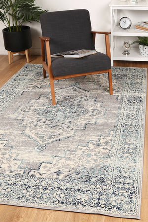 Palermo Simeto Blue Rug - Floorsome - Rug