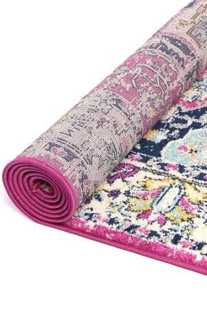 Palermo Turin Pink Rug - Floorsome - Rug