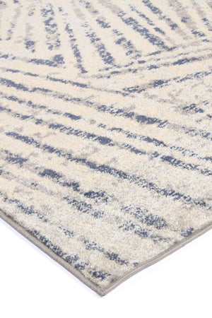 Palermo Vallo Grey Blue Rug - Floorsome - Rug