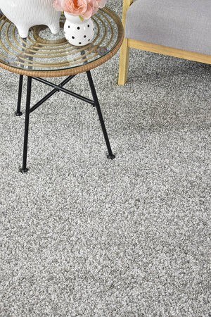 Palma Light Grey Rug - Floorsome - SHAGGY