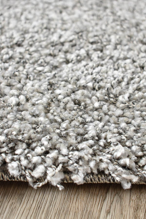 Palma Light Grey Rug - Floorsome - SHAGGY