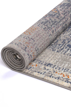 Pasto Rojas Blue/Grey Rug - Floorsome - Rug