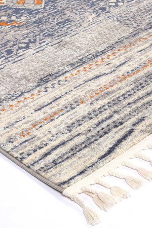 Pasto Rojas Blue/Grey Rug - Floorsome - Rug