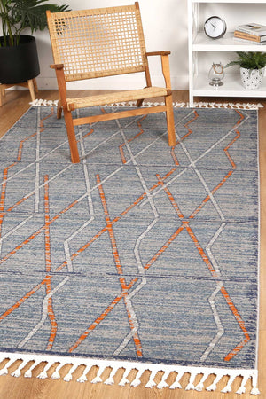 Pasto Victor Blue Rug - Floorsome - Rug