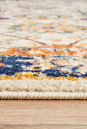 Peacock Ivory Transitional Rug - Floorsome - Modern