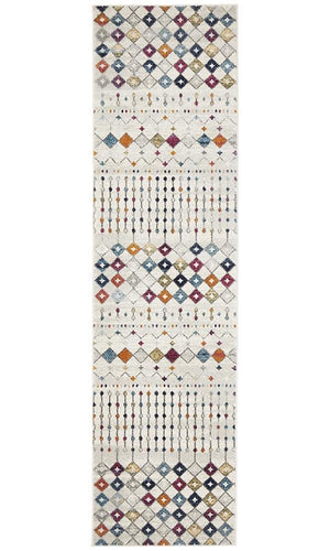 Peggy Tribal Morrocan Style Multi Runner Rug - Floorsome - Modern