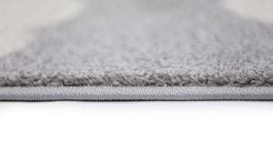 Piccolo Grey White Cloud Kids Rug - Floorsome - Kids