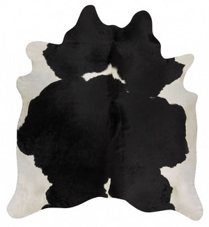 Premium Brazilian Cowhide Black White - Floorsome - Cowhide