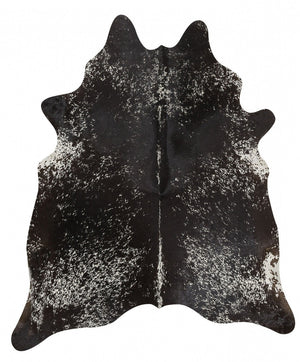 Premium Brazilian Cowhide Salt & Pepper Black - Floorsome - Cowhide