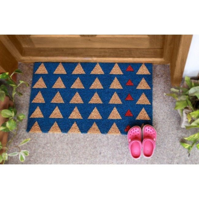 PVC Backed Coir Door Mat - Triad 90x60cm