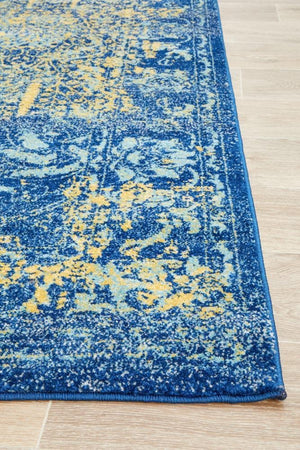 Radiance 411 Royal Blue Rug - Floorsome - Radiance Collection